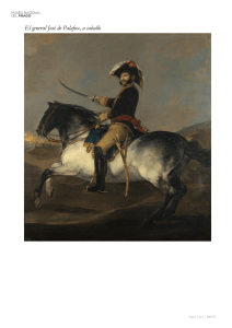 El general JosÃ© de Palafox, a caballo
