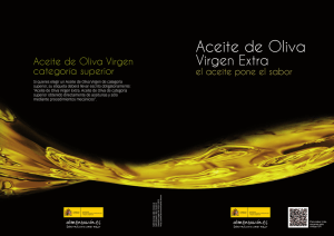 Díptico El aceite pone el sabor 2013
