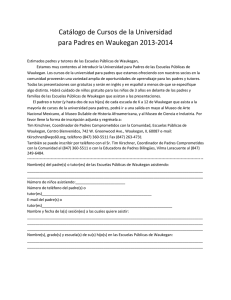 Catálogo de Cursos de la Universidad para Padres en Waukegan