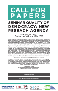 seminar quality of democracy: new reseach agenda - RC34