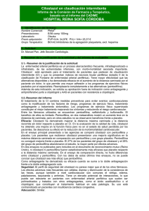 Cilostazol (pdf 150 kb)