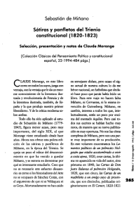 Sátiras y panfletos del trienio constitucional, de Sebastián de Miñano