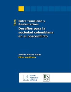 Desafíos para la sociedad colombiana en el posconflicto