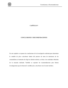 Conclusiones y Recomendaciones CAPÍTULO V CONCLUSIONES