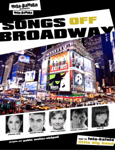 SONGS OFF BROADWAY