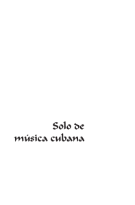 Solo de música cubana