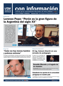 Lorenzo Pepe: “Perón es la gran figura de la Argentina del siglo XX”