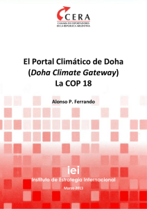 La COP 18 - Cámara de Exportadores de la República Argentina