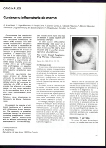 Carcinoma inﬂamatorio de mama