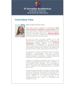 Currículum Vitae - Universidad Austral