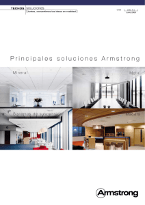 Principales soluciones Armstrong