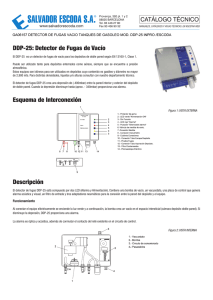DDP-25: Detector de Fugas de Vacío