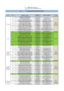 universidad politécnica salesiana - Programa de Becas