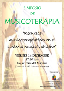 “Recursos musicoterapéuticos en el contexto musical chileno”