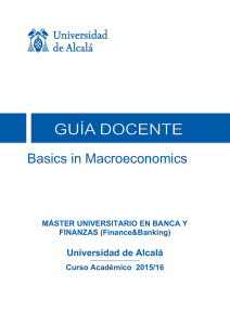 Basics in Macroeconomics