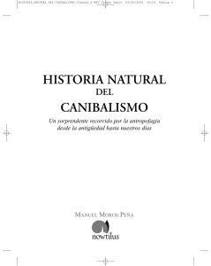 HISTORIA NATURAL CANIBALISMO