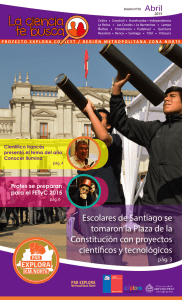Escolares de Santiago se tomaron la Plaza de la Constitución con
