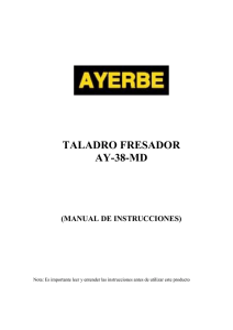 taladro fresador ay-38-md