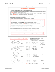 Química Analítica I Prim 2011 - U