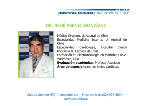 dr. rené asenjo gonzález - Hospital Clínico Universidad de Chile