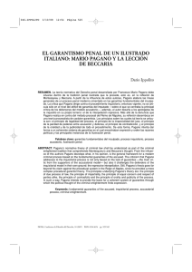 pdf El garantismo penal de un ilustrado italiano: Mario Pagano y la