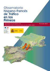 Observatorio Hispano-francés de tráfico en los Pirineos