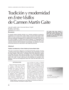 Tradición y modernidad en Entre Visillos de Carmen Martín Gaite