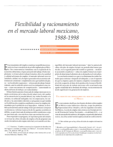 Flexibilidad y racionamiento en el mercado laboral mexicano, 1988