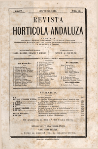 horticola andaluza - Biblioteca Virtual de Andalucía