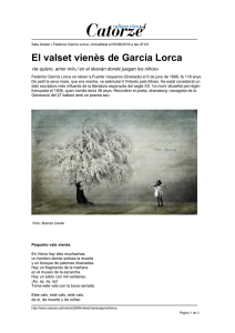 El valset vienès de García Lorca