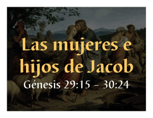 Las mujeres e hijos de Jacob