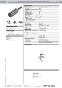 1 Sensor inductivo NJ5 18GM N 10M