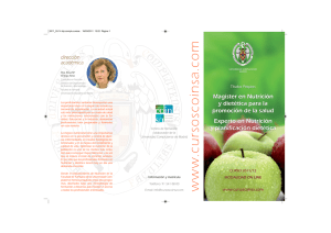 Nuevos títulos de posgrado en Nutrición y Dietética de la UCM