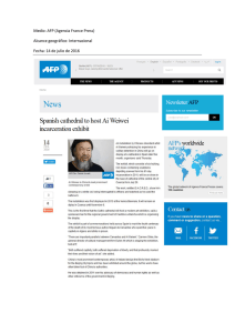 Medio: AFP (Agencia France Press) Alcance geográfico