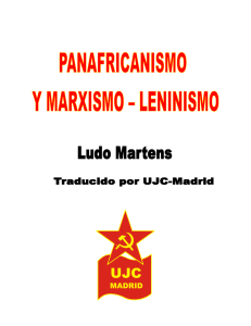 Panafricanismo y marxismo leninismo