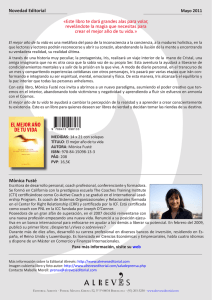 Novedad Editorial Mònica Fusté «Este libro te dará grandes alas