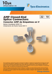 AMP Closed-End Splice Connectors