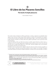 El Libro de los Placeres Sencillos - Revistas UCO