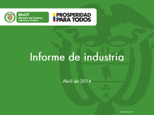 Abril - Ministerio de Comercio, Industria y Turismo de Colombia