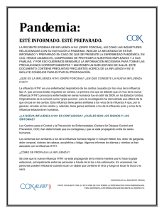 Pandemics: BE INFORMED