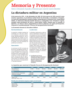 La Dictadura Militar en Argentina