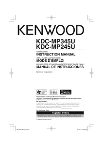 KDC-MP345U KDC-MP245U