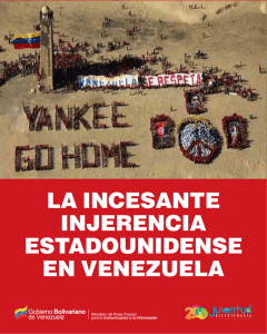 LA INCESANTE INJERENCIA ESTADOUNIDENSE EN VENEZUELA