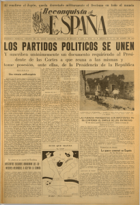 Reconquista de España : Periódico Semanal. Órgano de la Unión