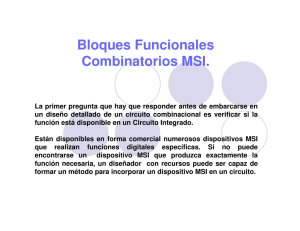 Bloques Funcionales Combinatorios MSI.