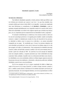 Identidades regionales y locales - Instituto de Historia de Nicaragua