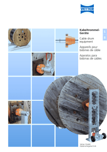 KabeltrommelJ Geräte Cable drum equipment Appareils pour