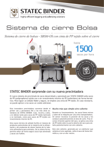 Brochure Sistema de cierre Bolsa