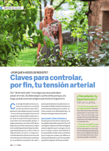 Claves para controlar, por fin, tu tensión arterial