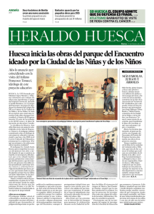 Huesca inicia las obras del parque del Encuentro ideado por la